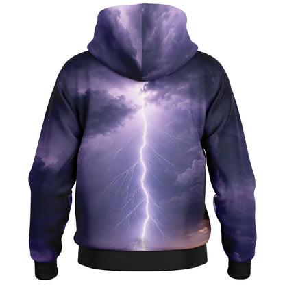 Electric Sky - Button Hoodie