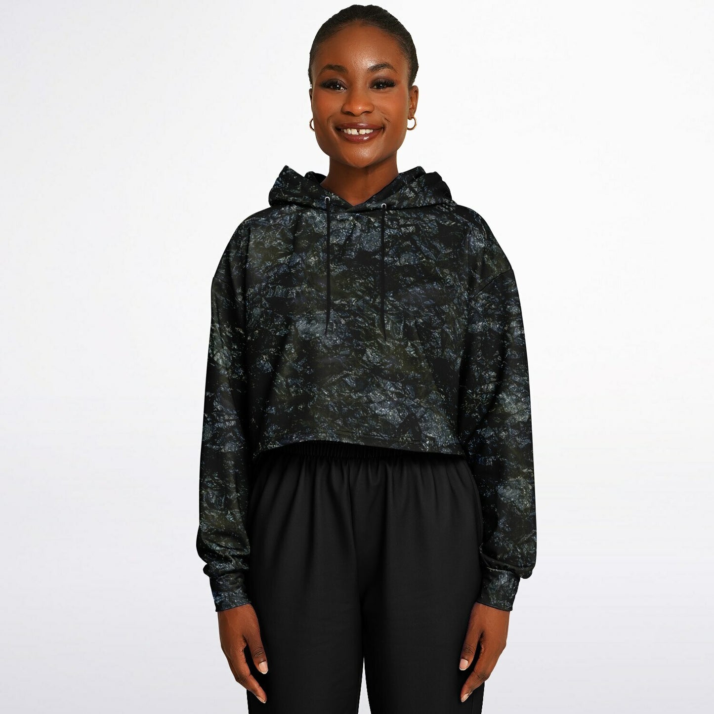 Earth Mass - Crop Hoodie