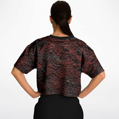 Volcanic Cinder - Athletic Crop Top