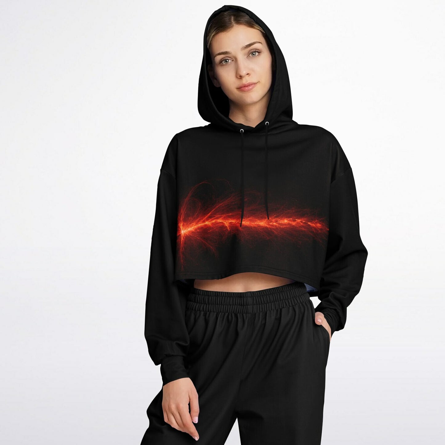 Plasma Flare - Crop Hoodie