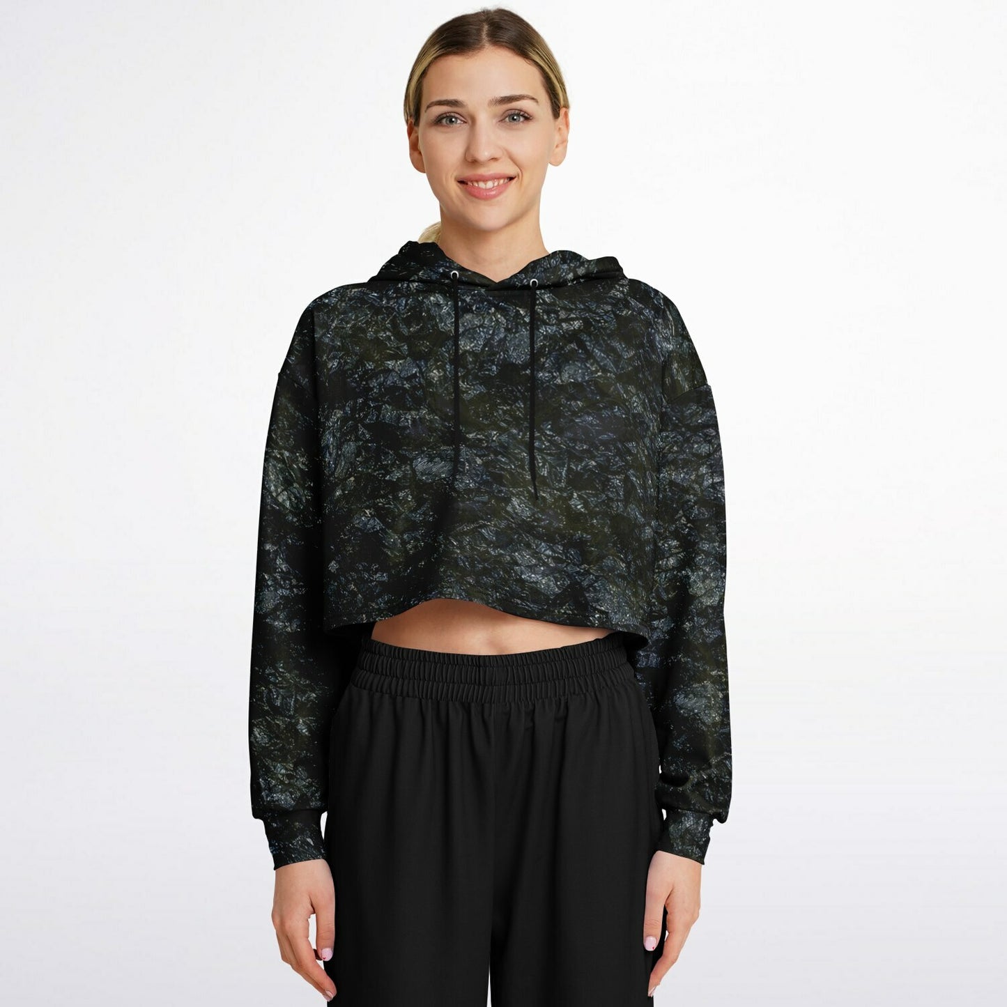 Earth Mass - Crop Hoodie