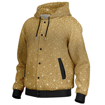 Ancient Wisdom - Button Hoodie (gold)
