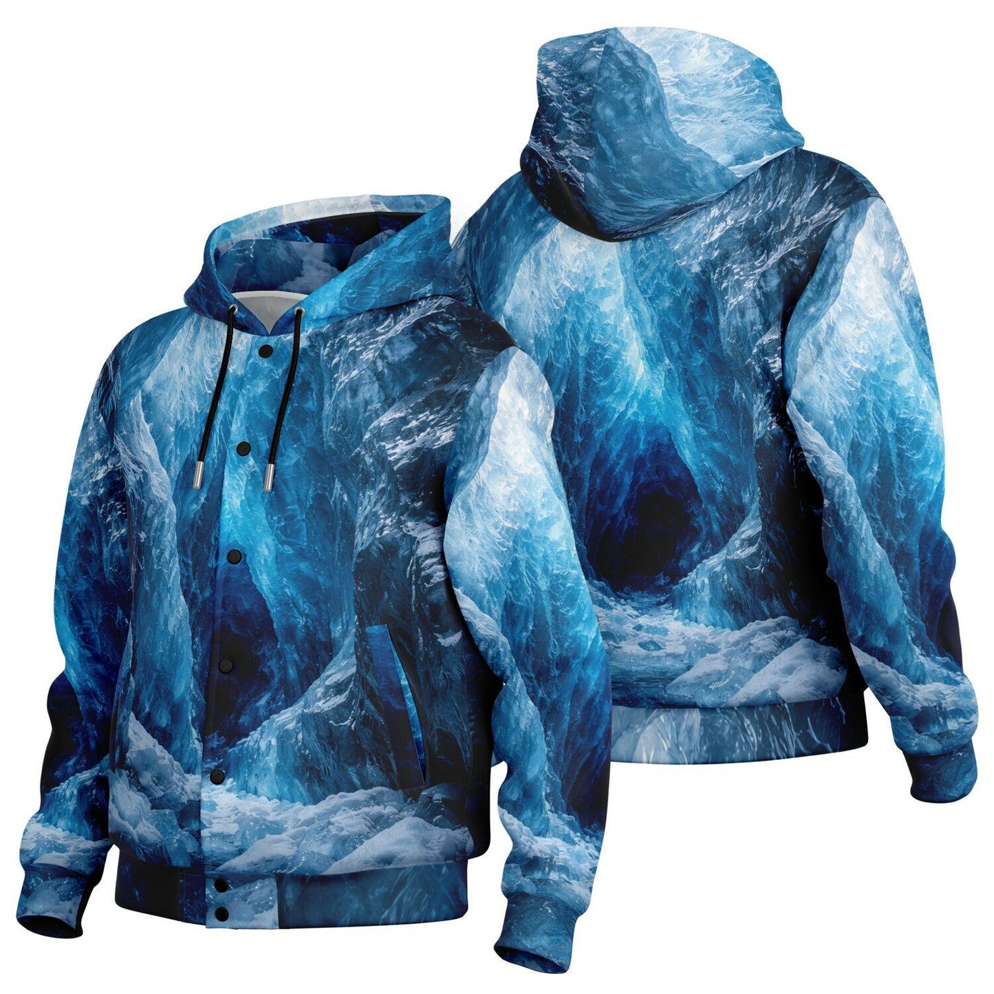 Glacial Core - Button Hoodie