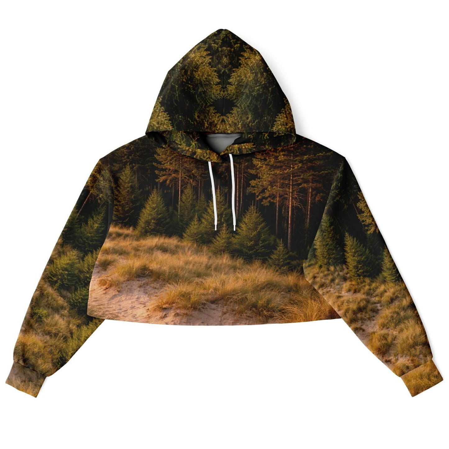 Dune Forest - Crop Hoodie