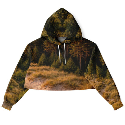 Dune Forest - Crop Hoodie