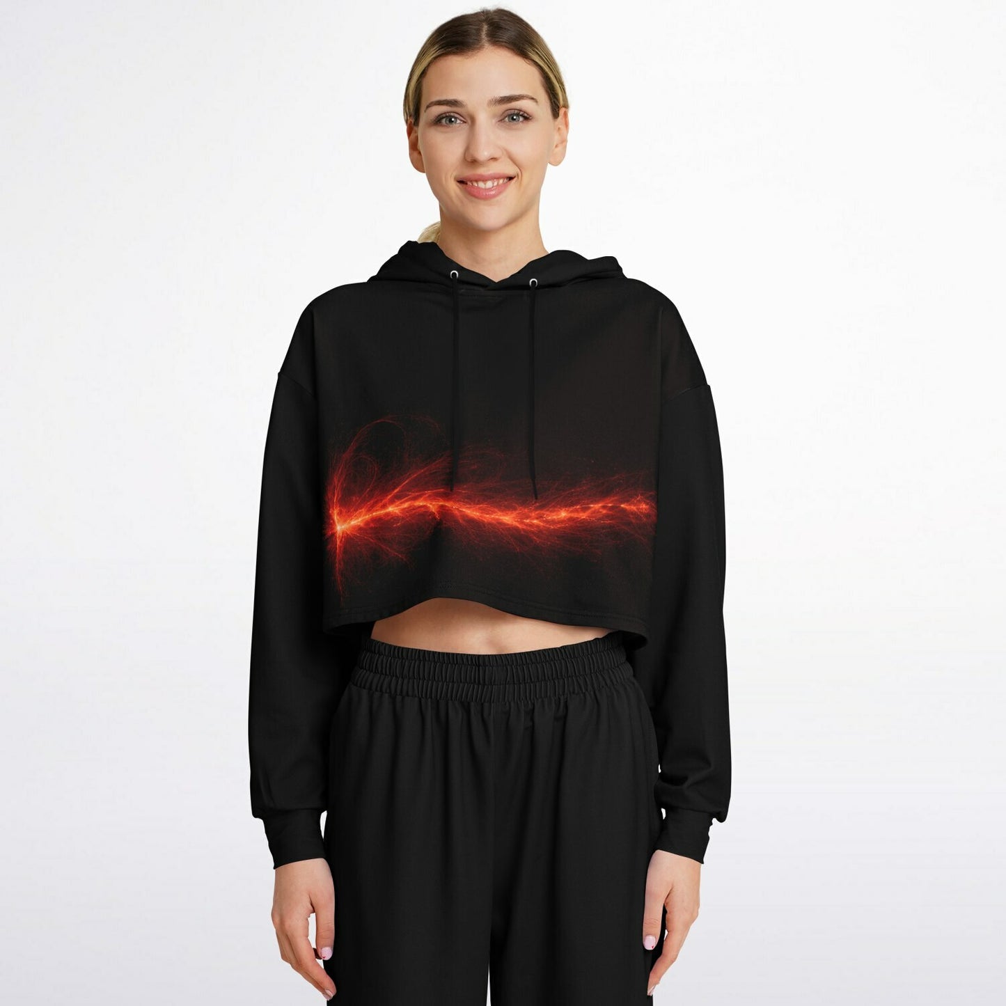 Plasma Flare - Crop Hoodie