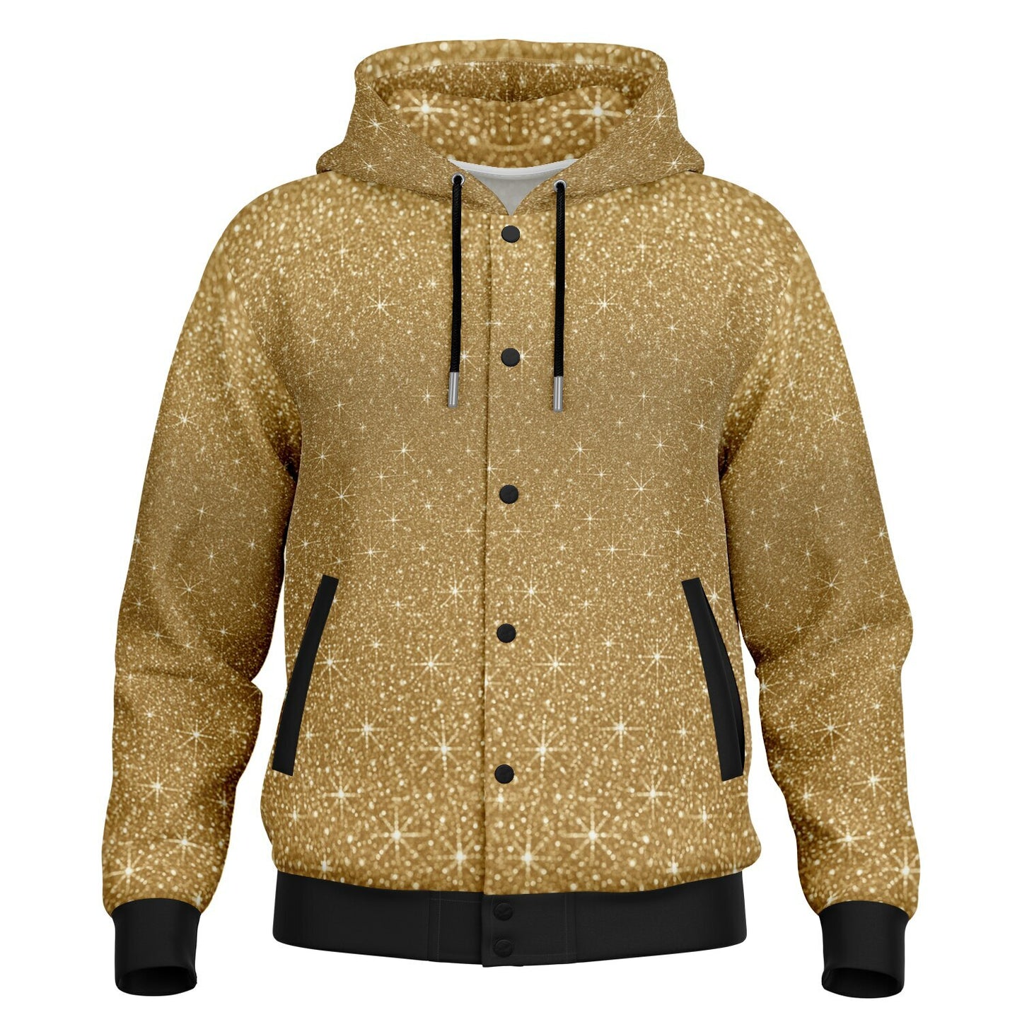 Ancient Wisdom - Button Hoodie (gold)
