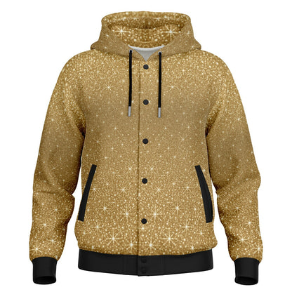 Ancient Wisdom - Button Hoodie (gold)