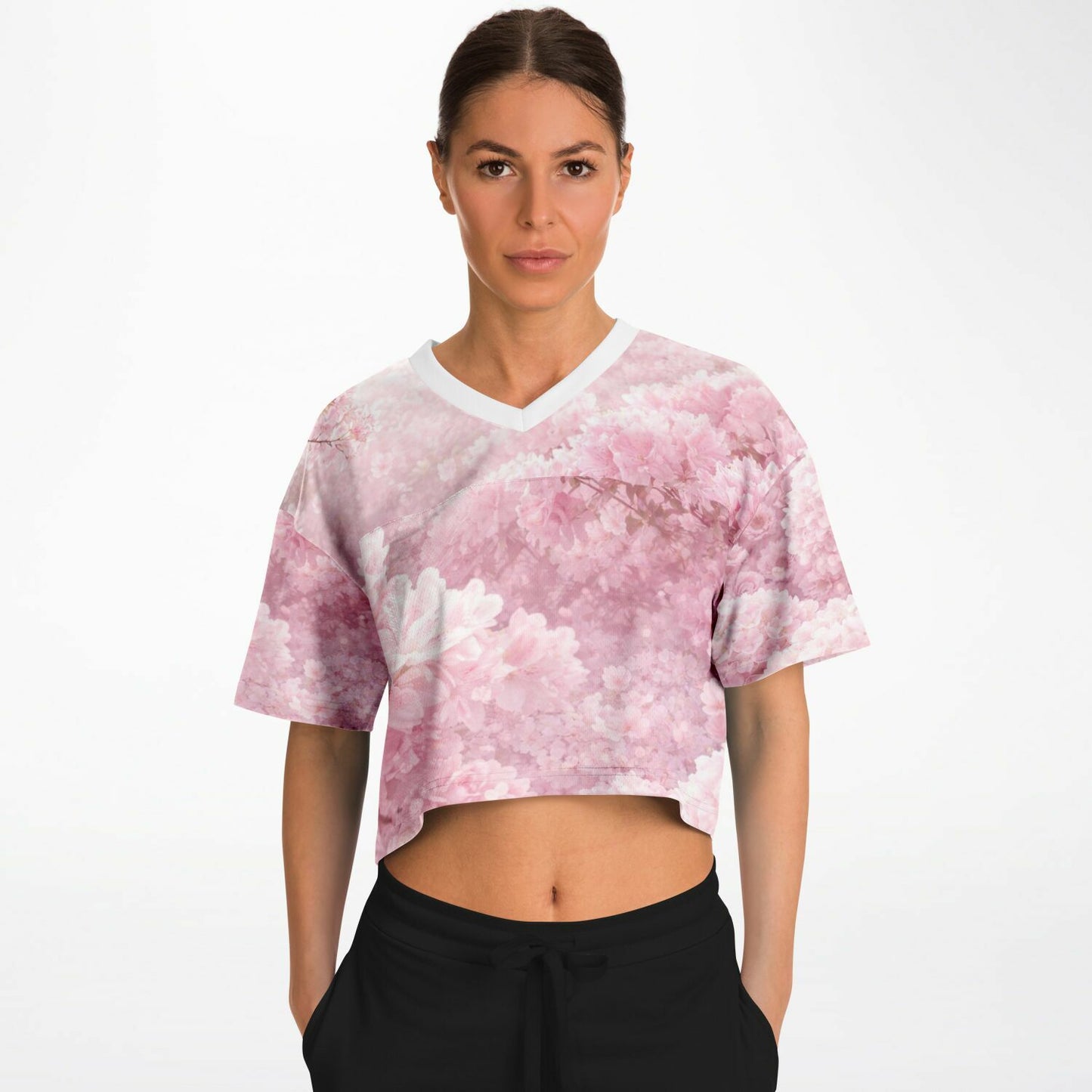 Flower Garden - Athletic Crop Top