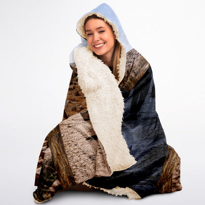 Chop wood carry water - Hooded Blanket