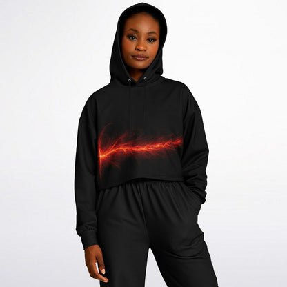 Plasma Flare - Crop Hoodie