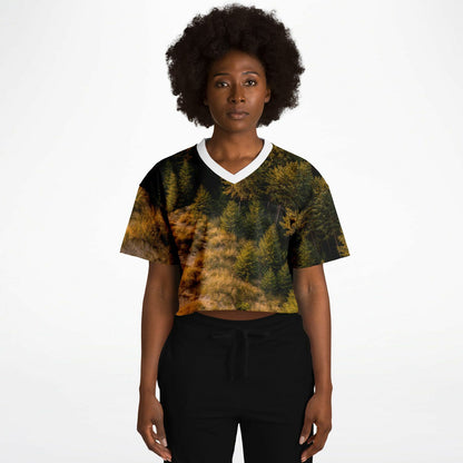 Dune Forest - Athletic Crop Top