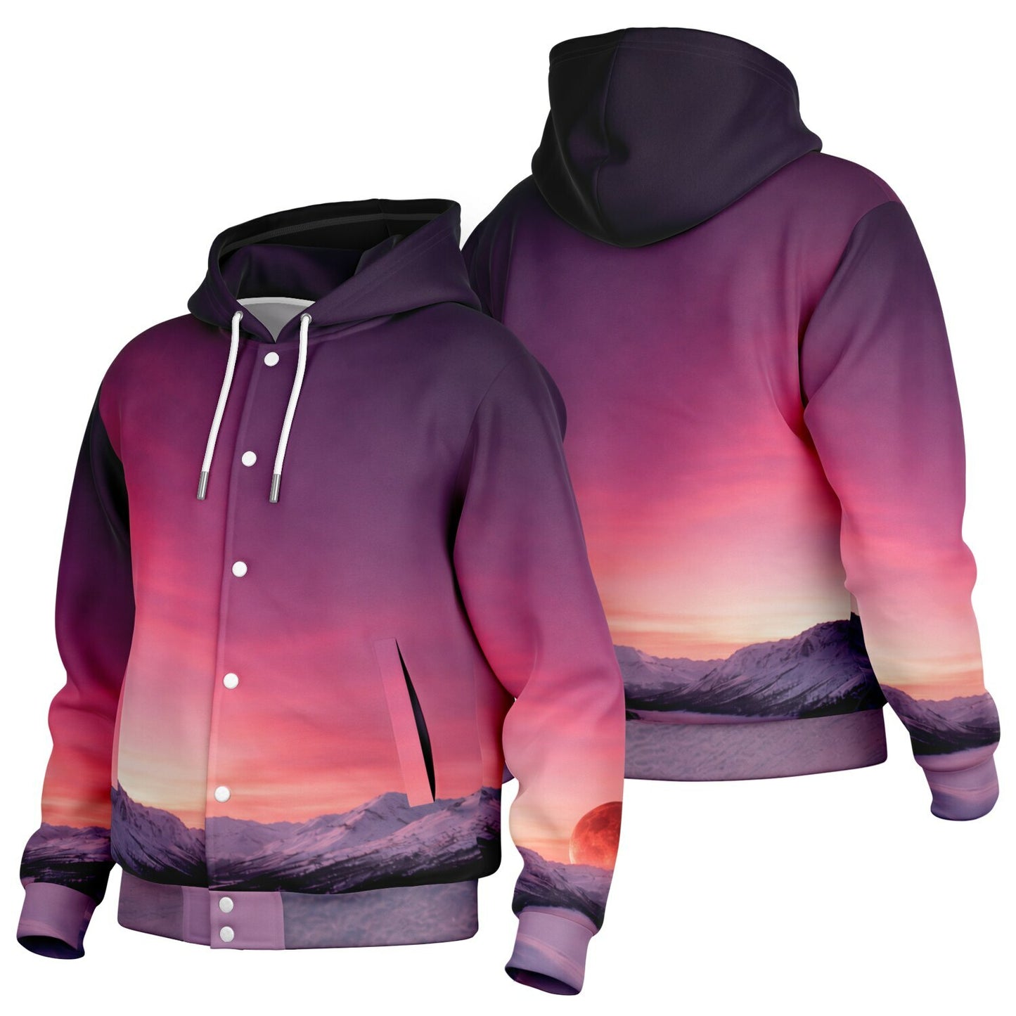Umbra Phase - Button Hoodie