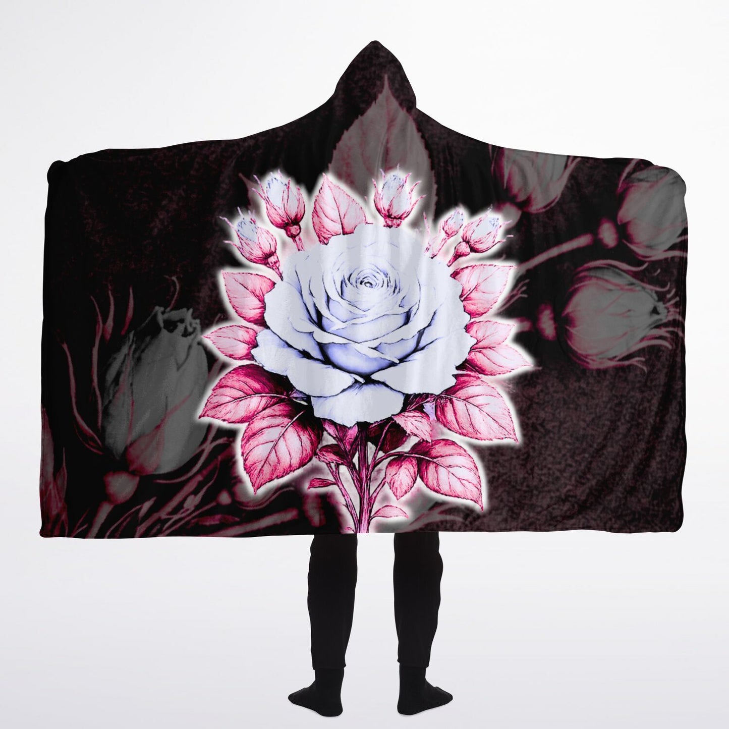 Rose - Hooded Blanket