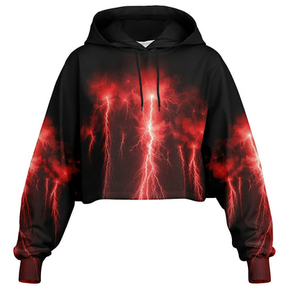 Lightning Sprites - Crop Hoodie