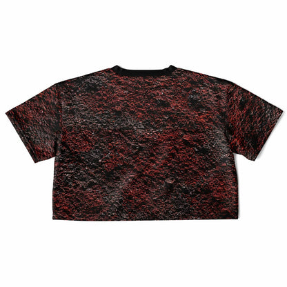 Volcanic Cinder - Athletic Crop Top