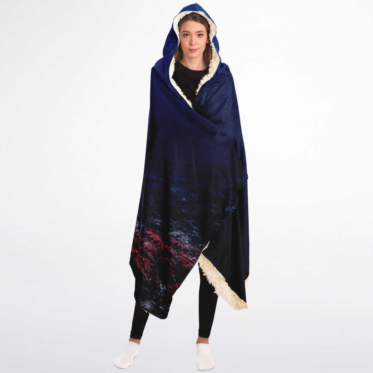 Timeless Algae - Hooded Blanket