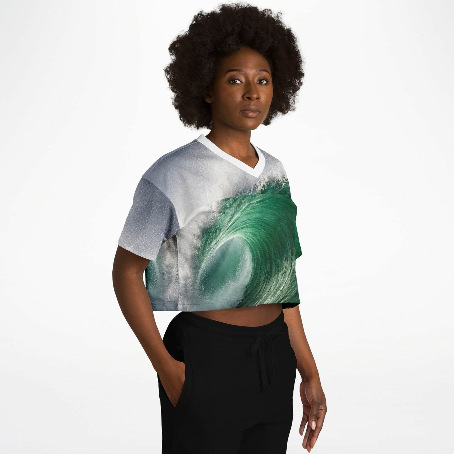 Wave Filter - Athletic Crop Top