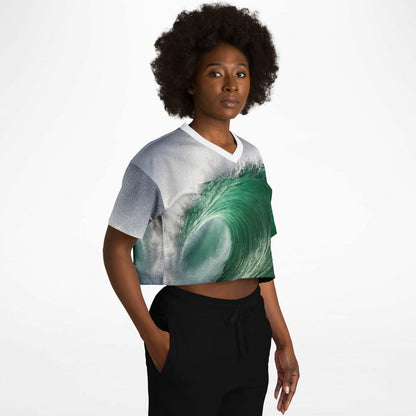 Wave Filter - Athletic Crop Top