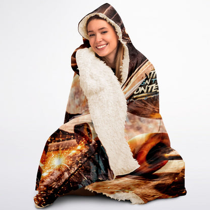 Creativity isn't a contest - Hooded Blanket