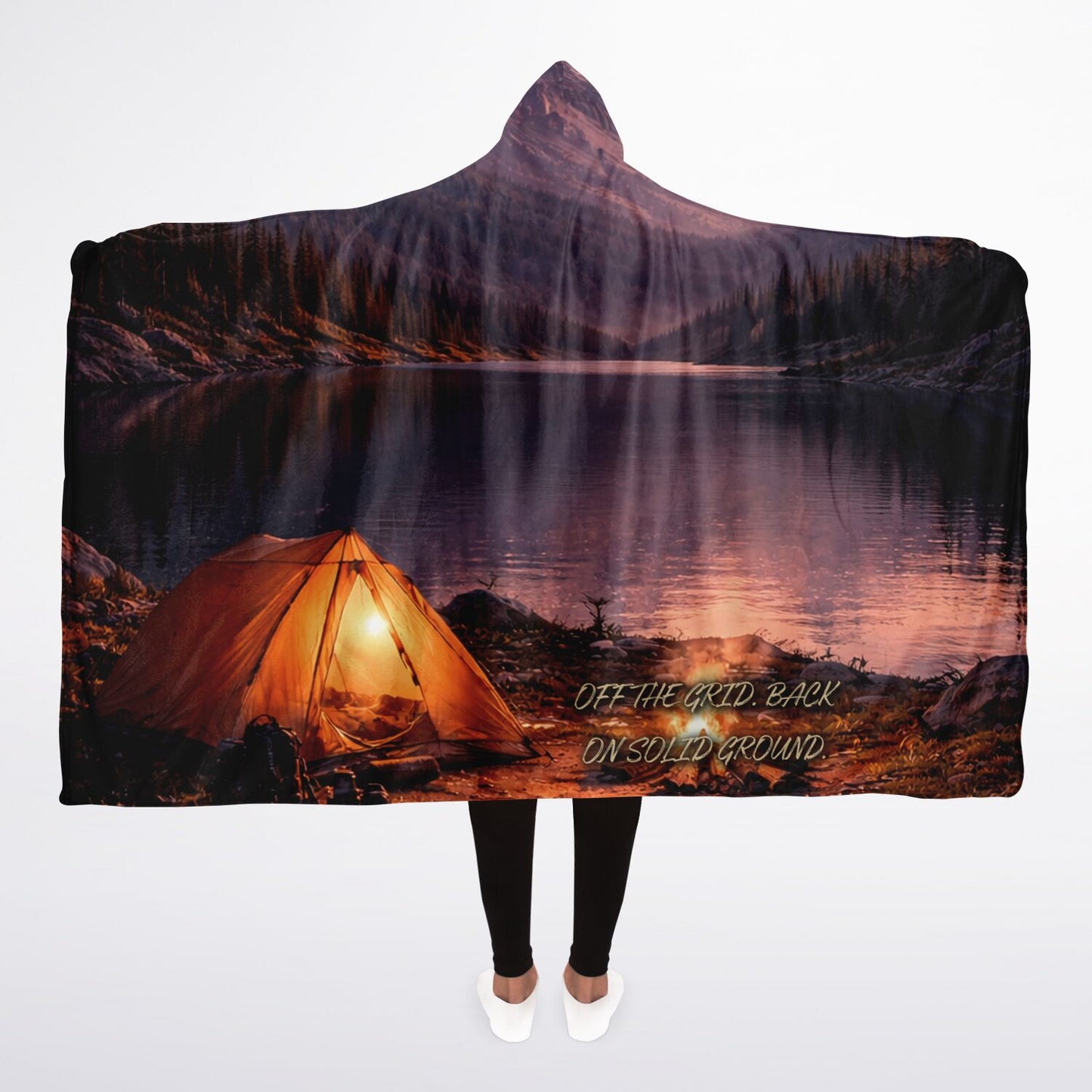 Off the grid - Hooded Blanket