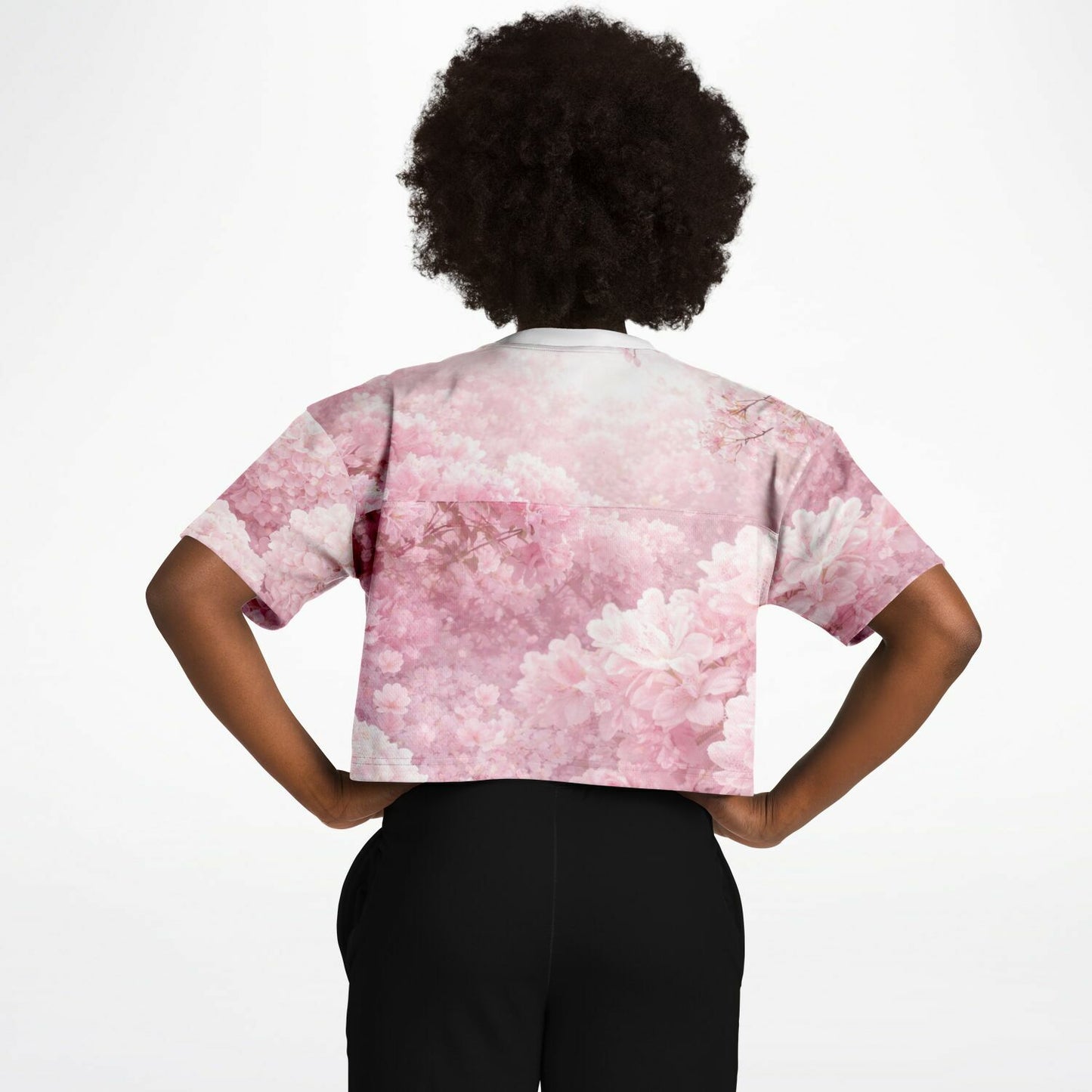 Flower Garden - Athletic Crop Top