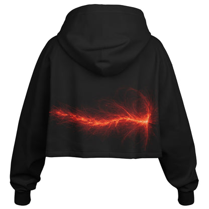 Plasma Flare - Crop Hoodie