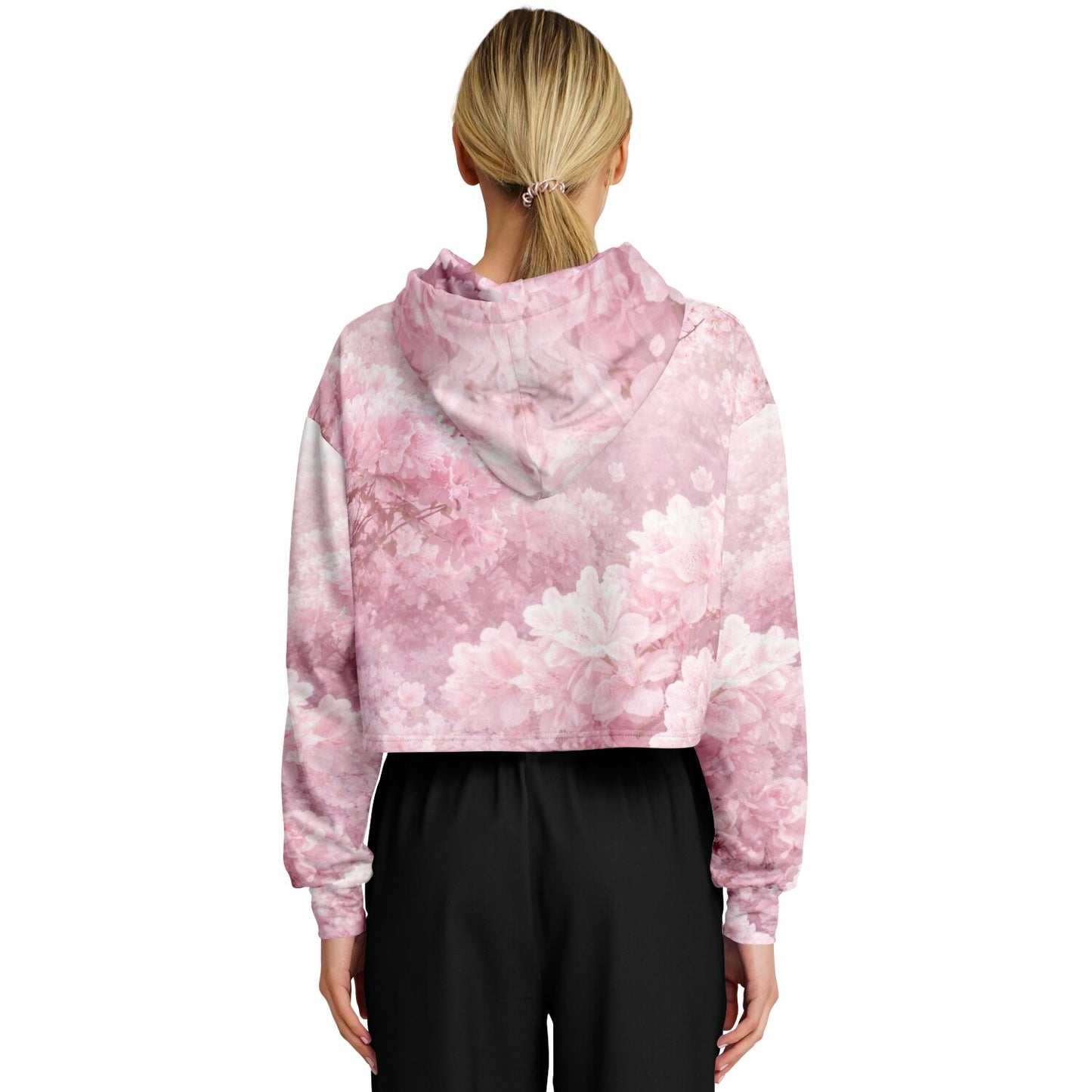 Flower Garden - Crop Hoodie