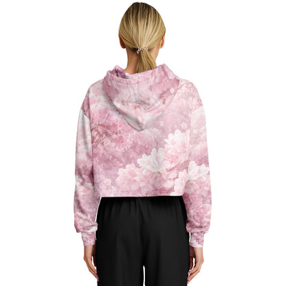 Flower Garden - Crop Hoodie
