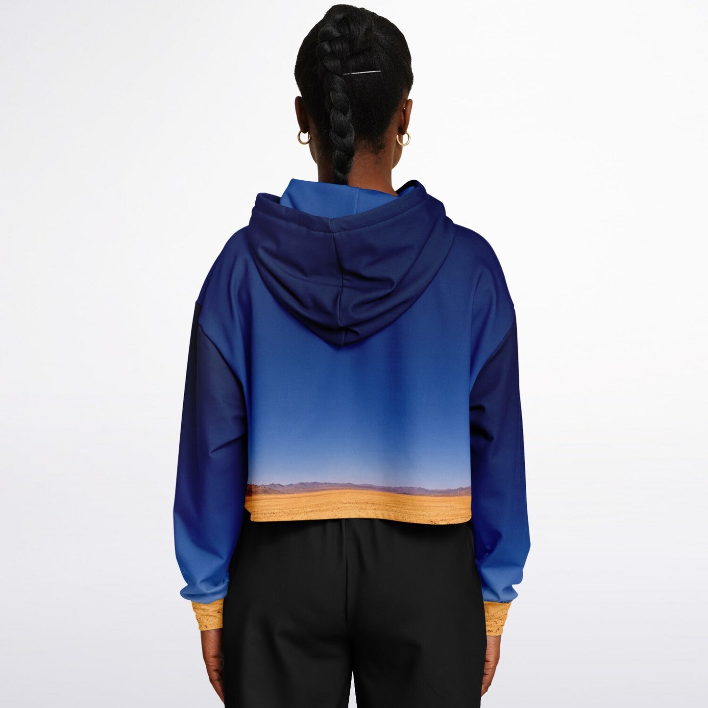 Deep Sky - Crop Hoodie