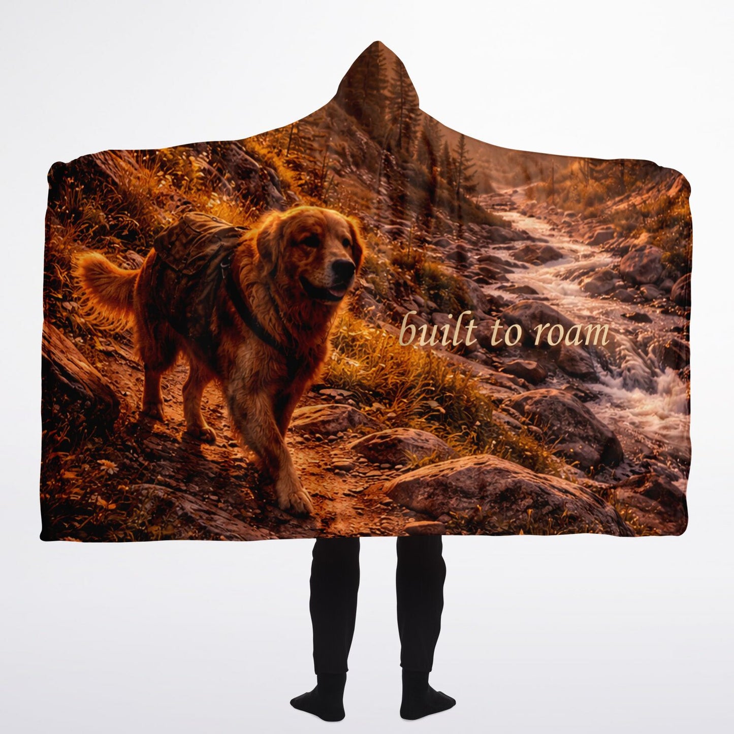 Built to roam - Hooded Blanket