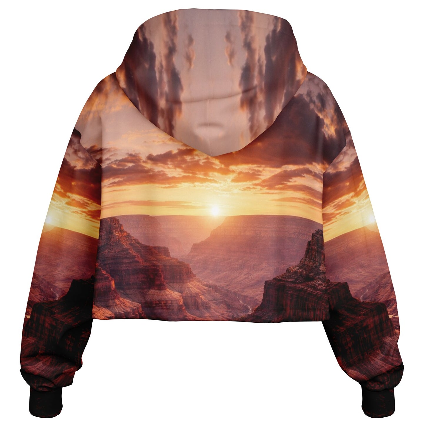 Iron Sunset - Crop Hoodie