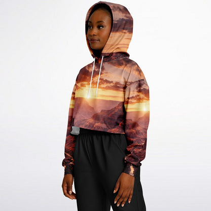 Iron Sunset - Crop Hoodie