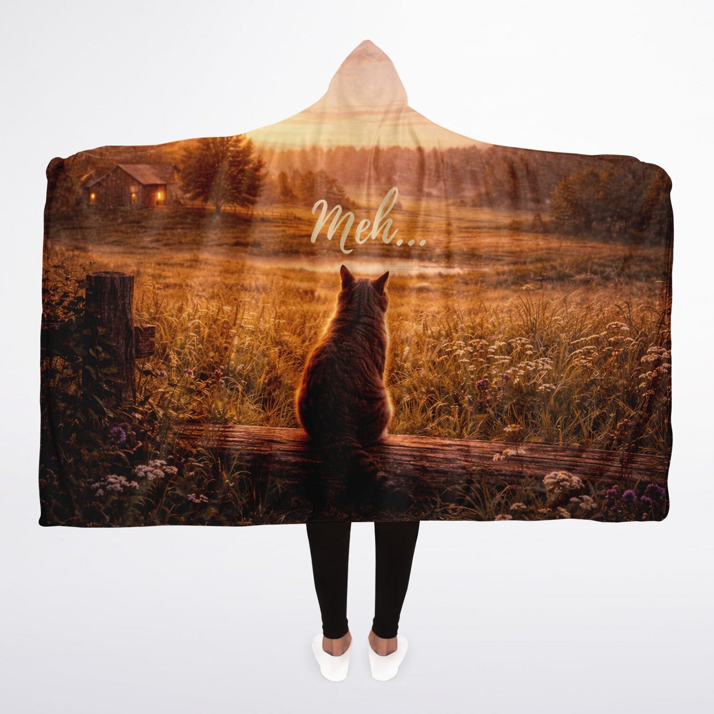 Meh... - Hooded Blanket