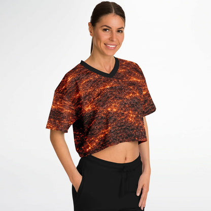 Ancient Sunlight - Athletic Crop Top