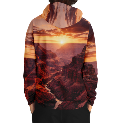Iron Sunset - Athletic Hoodie