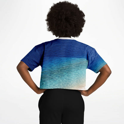 Coastal Shelf - Athletic Crop Top