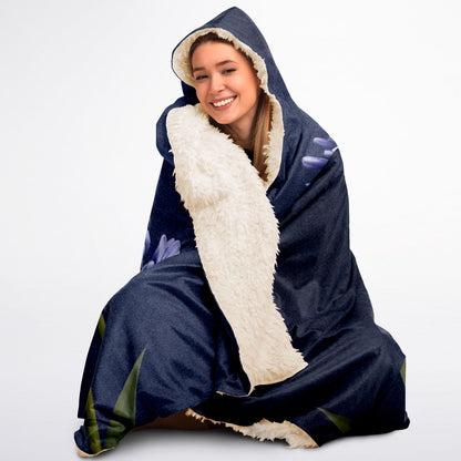 Agapanthus - Hooded Blanket