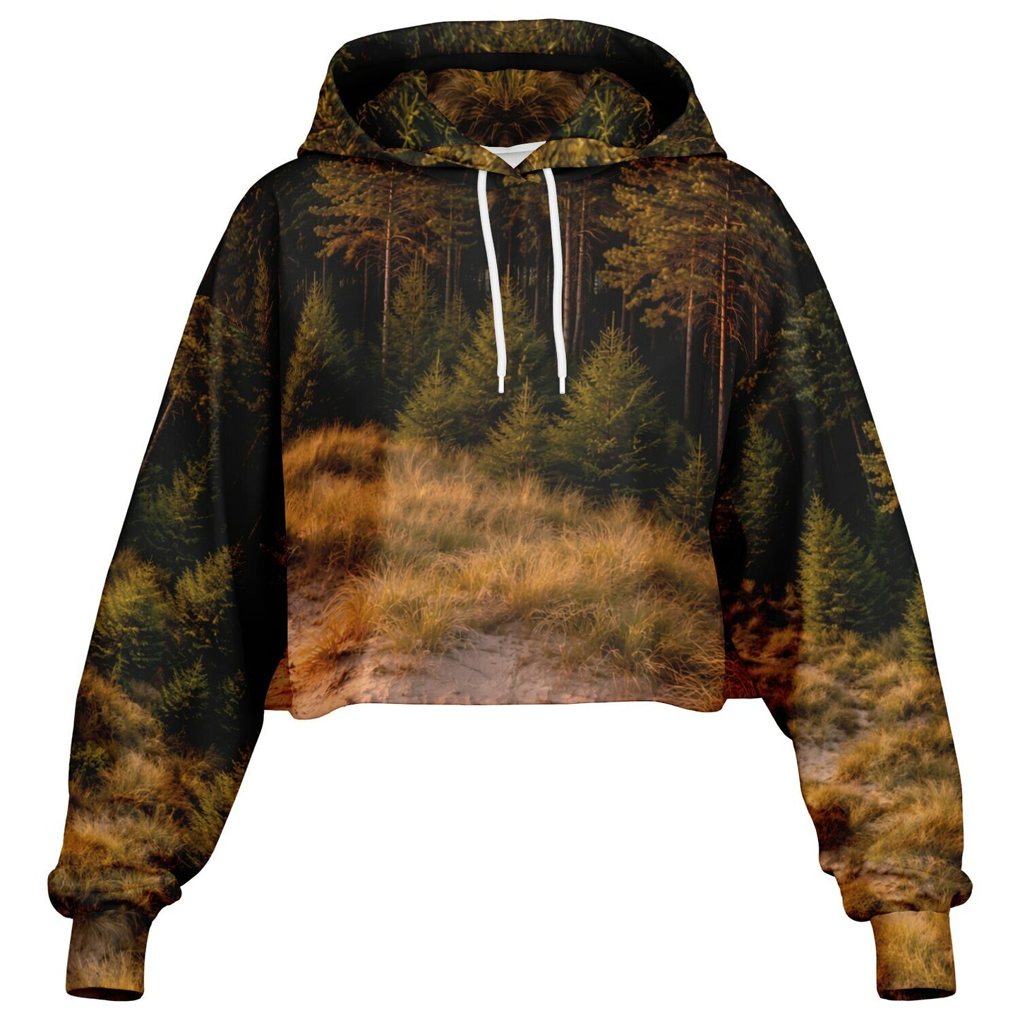 Dune Forest - Crop Hoodie