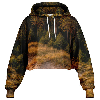 Dune Forest - Crop Hoodie