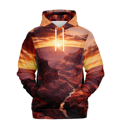 Iron Sunset - Athletic Hoodie