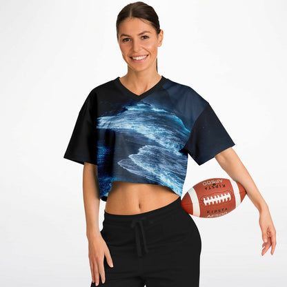 Lucent Tide - Athletic Crop Top