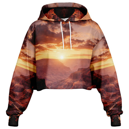 Iron Sunset - Crop Hoodie