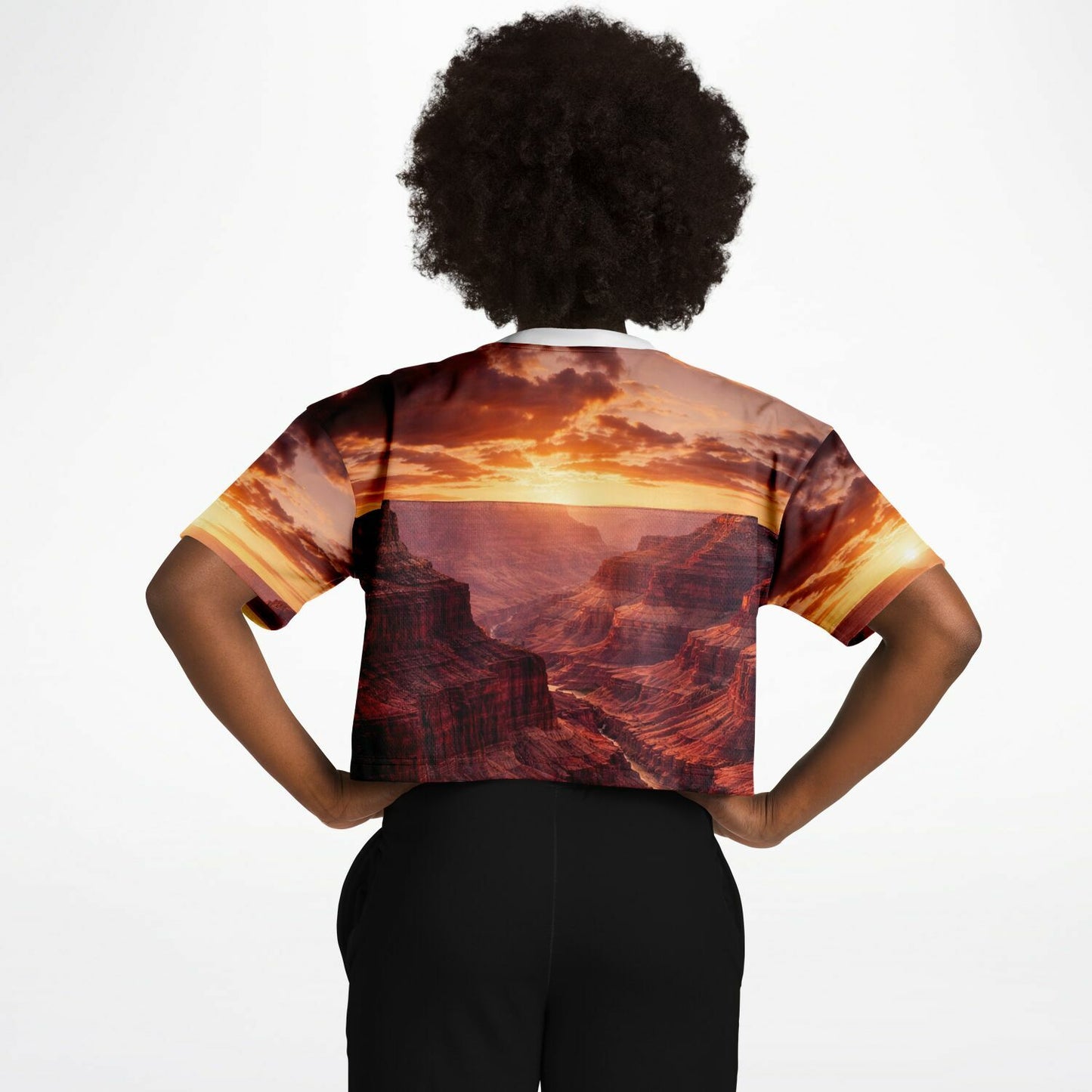 Iron Sunset - Athletic Crop Top
