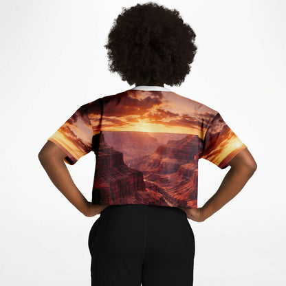 Iron Sunset - Athletic Crop Top