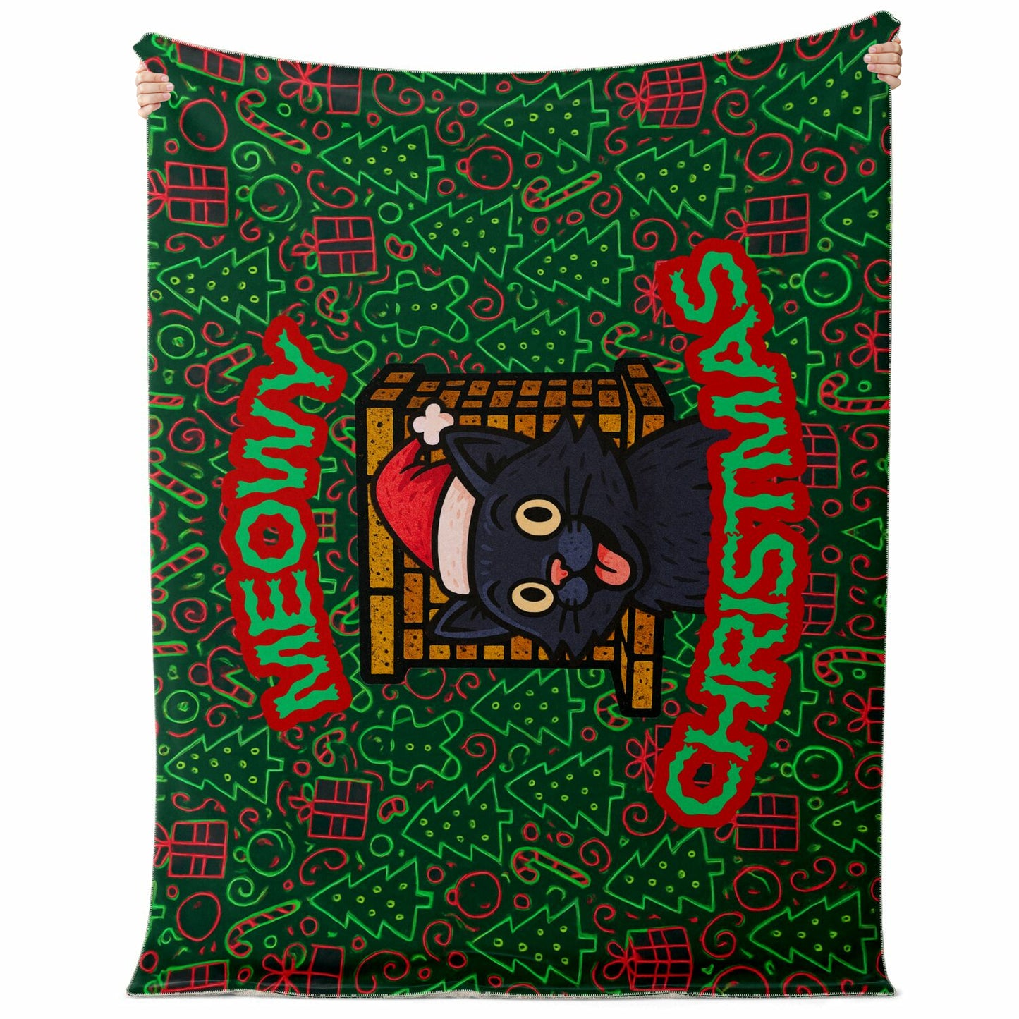 Meowy Christmas - Premium Decoration Blanket
