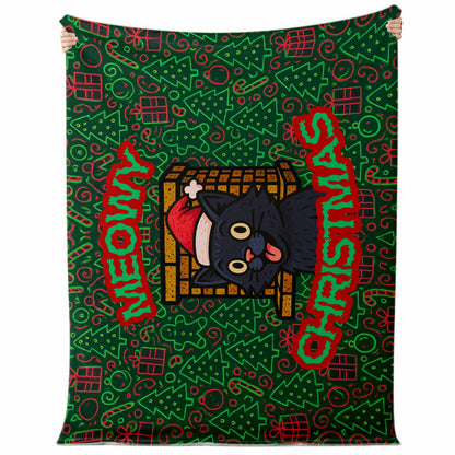 Meowy Christmas - Premium Decoration Blanket