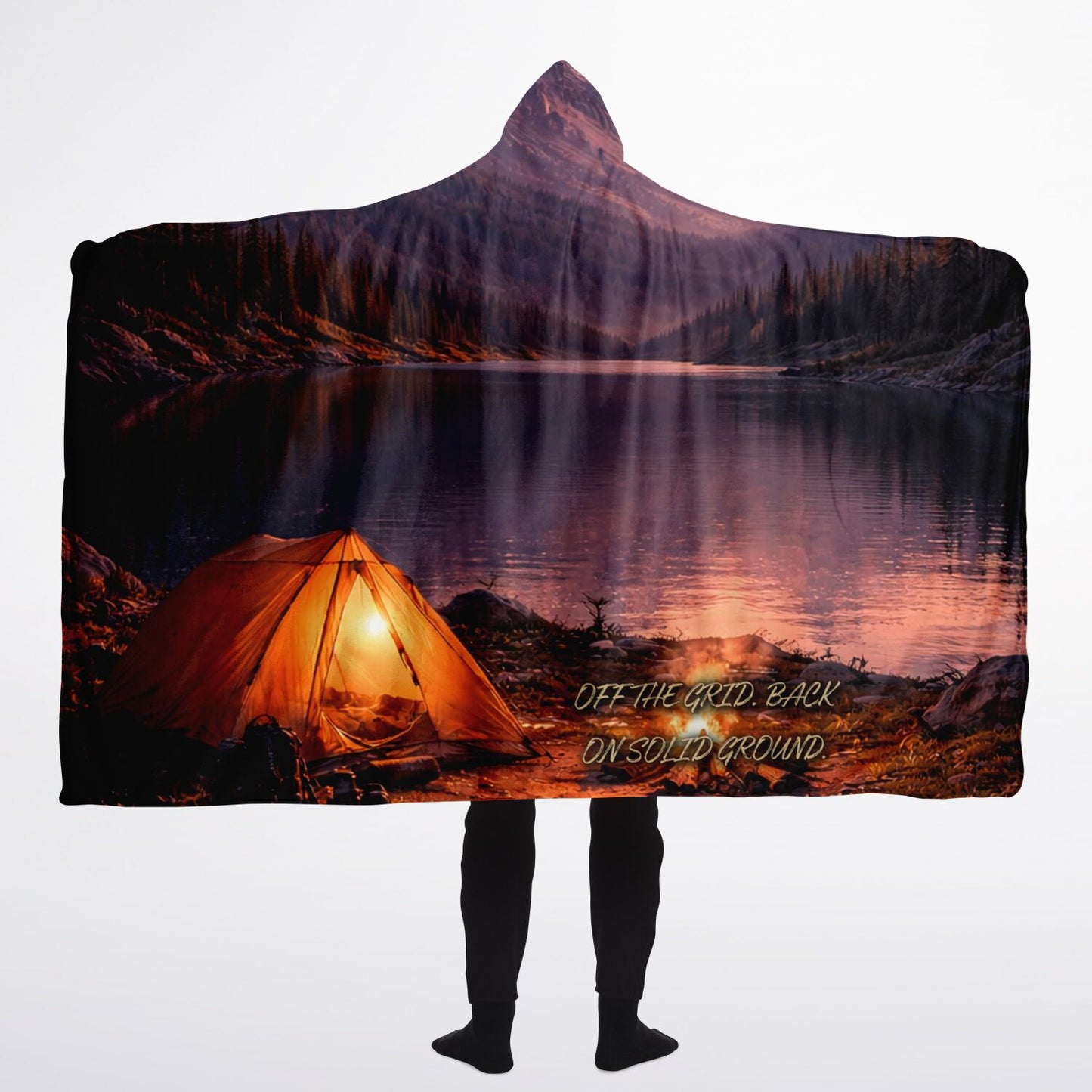 Off the grid - Hooded Blanket