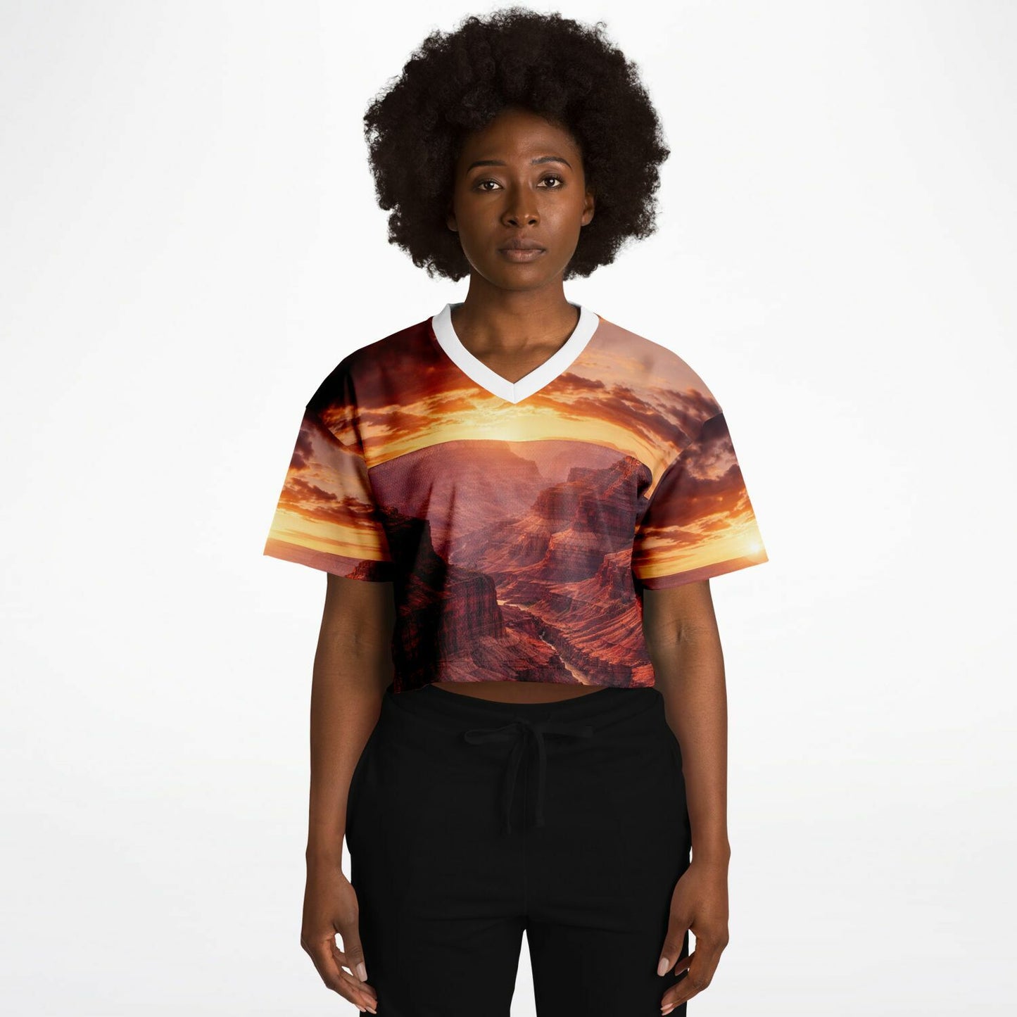 Iron Sunset - Athletic Crop Top