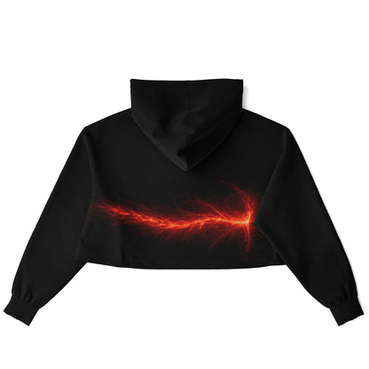 Plasma Flare - Crop Hoodie